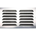 CENTRALE BRICO Grille d'aération aluminium naturel, L.30 x l.50 cm