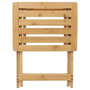 Voir la diapositive 2 : FIVE Tabouret Pliable  Bambou  44cm Naturel