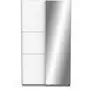 Demeyere Armoire GHOST - Décor blanc mat - 2 Portes coulissantes + miroir - L.116,5 x P.59,8 x H.203 cm - DEMEYERE