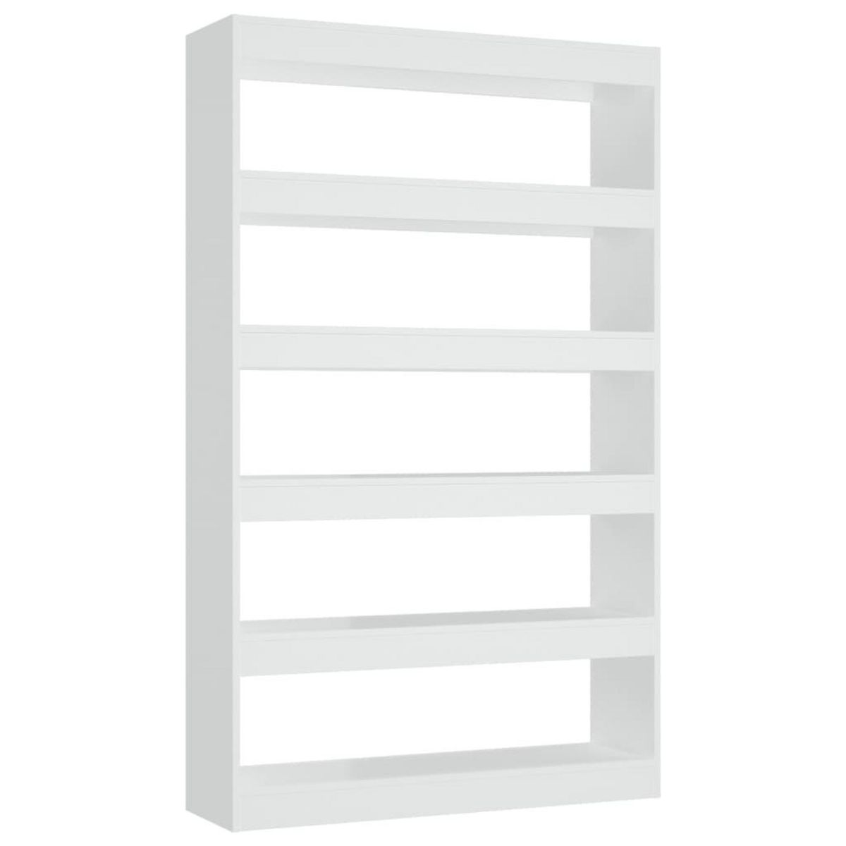 VIDAXL Bibliotheque/Separateur de piece Blanc 100x30x166 cm