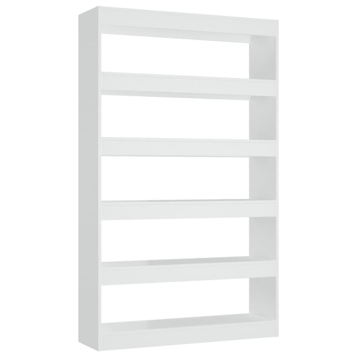 VIDAXL Bibliotheque/Separateur de piece Blanc 100x30x166 cm