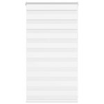 VIDAXL Store zebre blanc 90x100 cm largeur du tissu 85,9 cm polyester