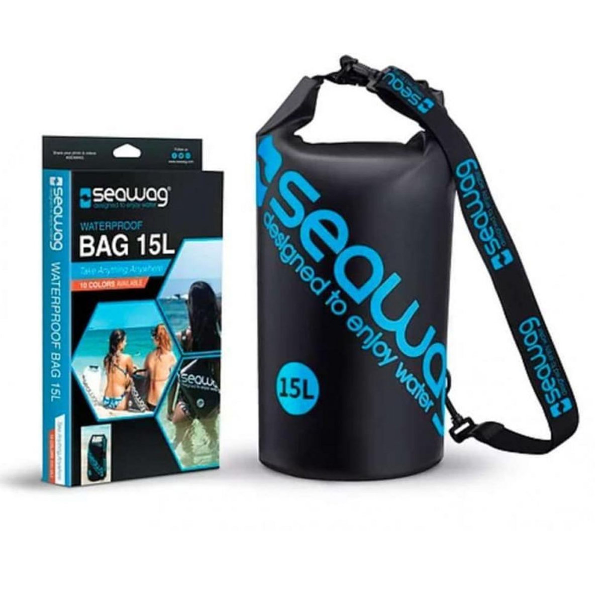 SEAWAG Sac étanche 15L Seawag noir/bleu B1X – Protection maximale en toute circonstance