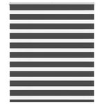 VIDAXL Store zebre noir 130x150 cm largeur du tissu 125,9 cm polyester