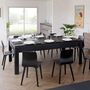 Voir la diapositive 2 : PLAY4FUN Billard Américain HARMONY 6Ft - 206,5 x 116,5 x 80 cm avec accessoires et plateau dînatoire - Couleur Noir
