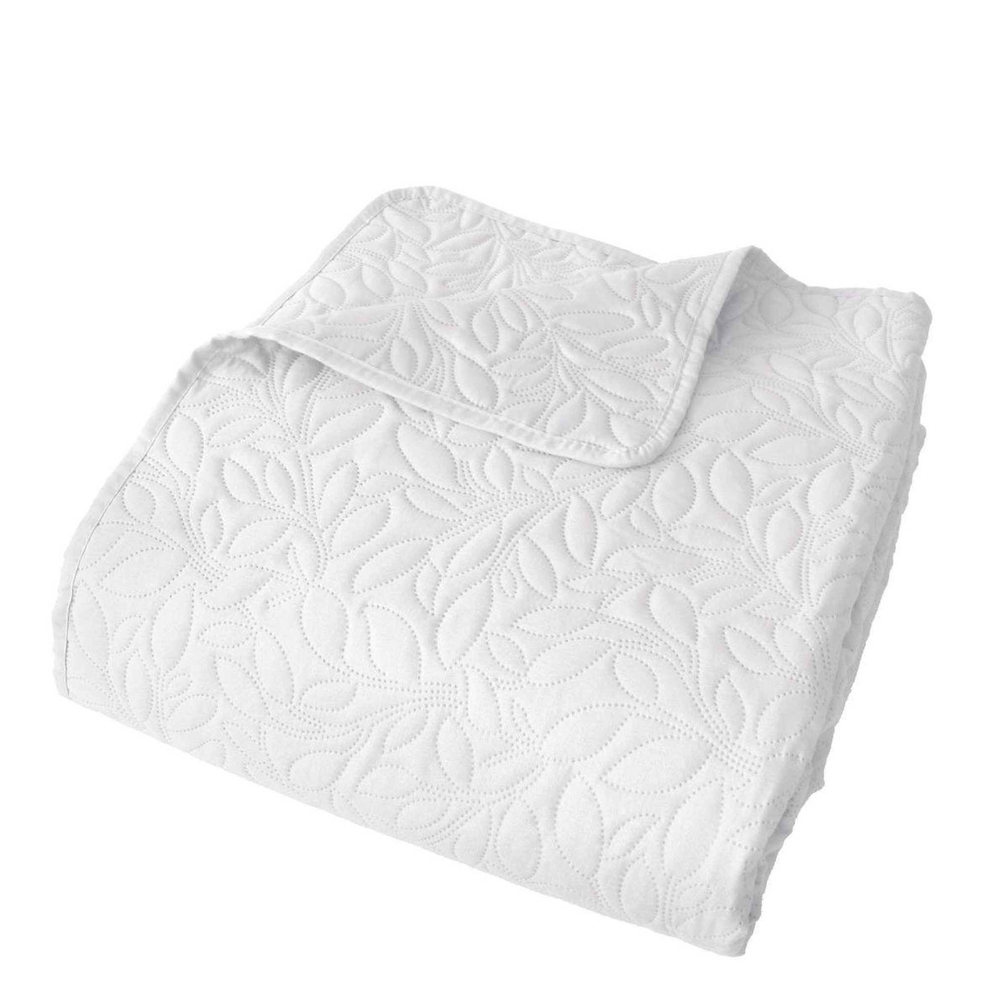 ENJOY HOME Couvre-lit en microfibre  rosa  220x240cm blanc