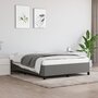 Voir la diapositive 1 : VIDAXL Cadre de lit sans matelas gris fonce 140x200 cm tissu