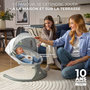 Voir la diapositive 3 : KINDERKRAFT Balancelle transat electrique 2en1 clair pratique