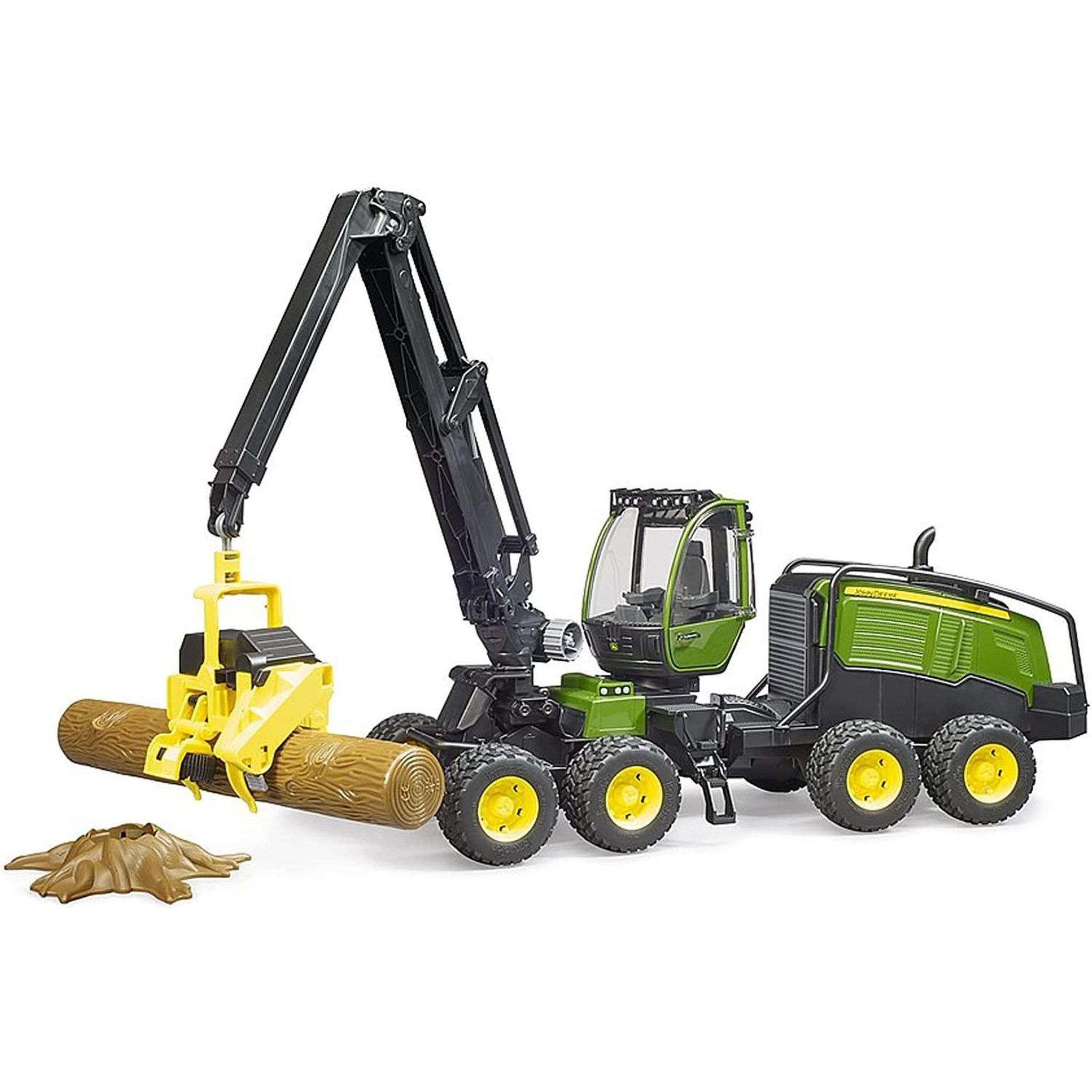 Voir la diapositive 4 : Bruder Abatteuse Bruder John Deere 1270G avec tronc