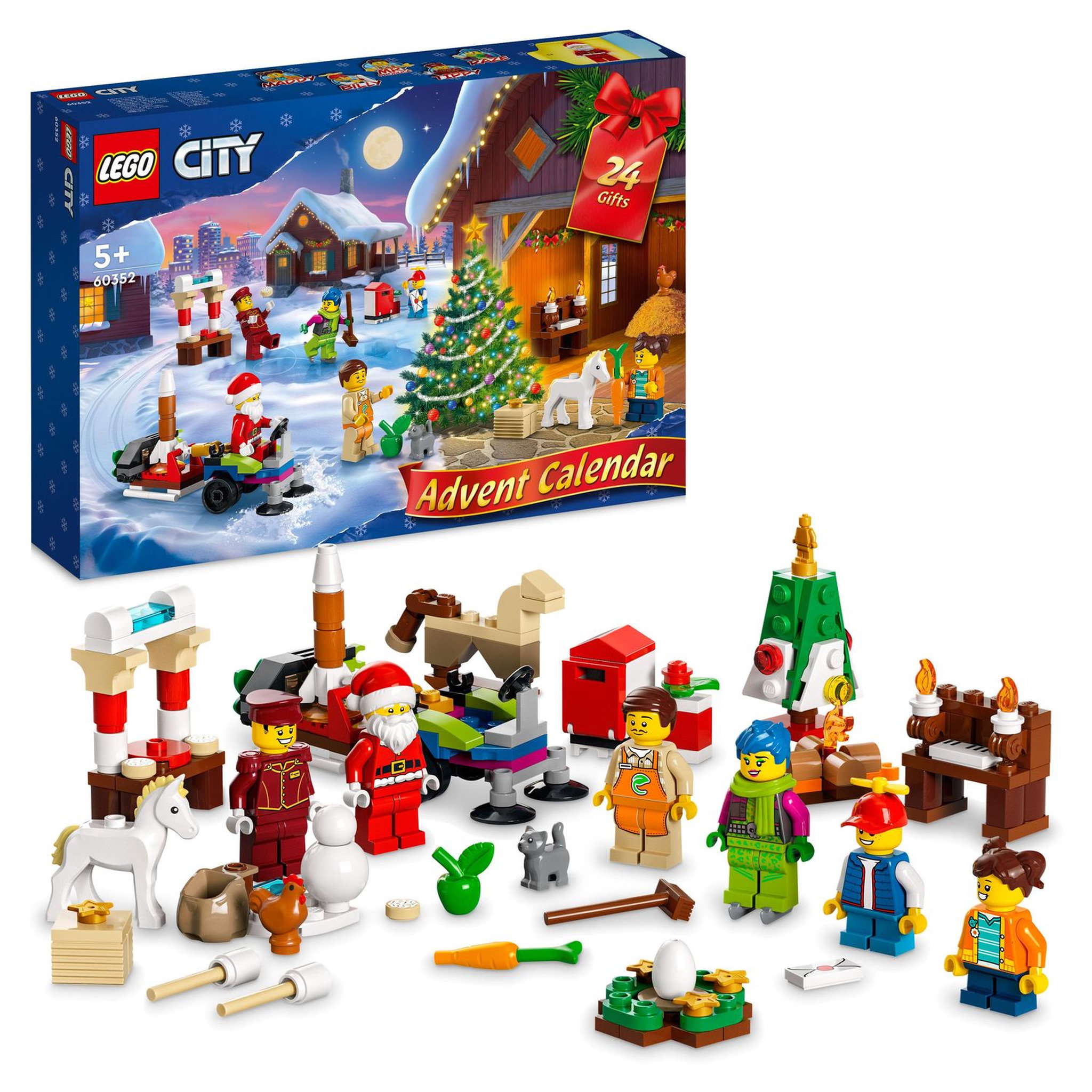 Voir la diapositive 2 : LEGO City 60352 Calendrier de l'avent 