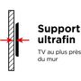 Voir la diapositive 3 : Meliconi Support mural TV FIXE GS S400 - TV 40-82p