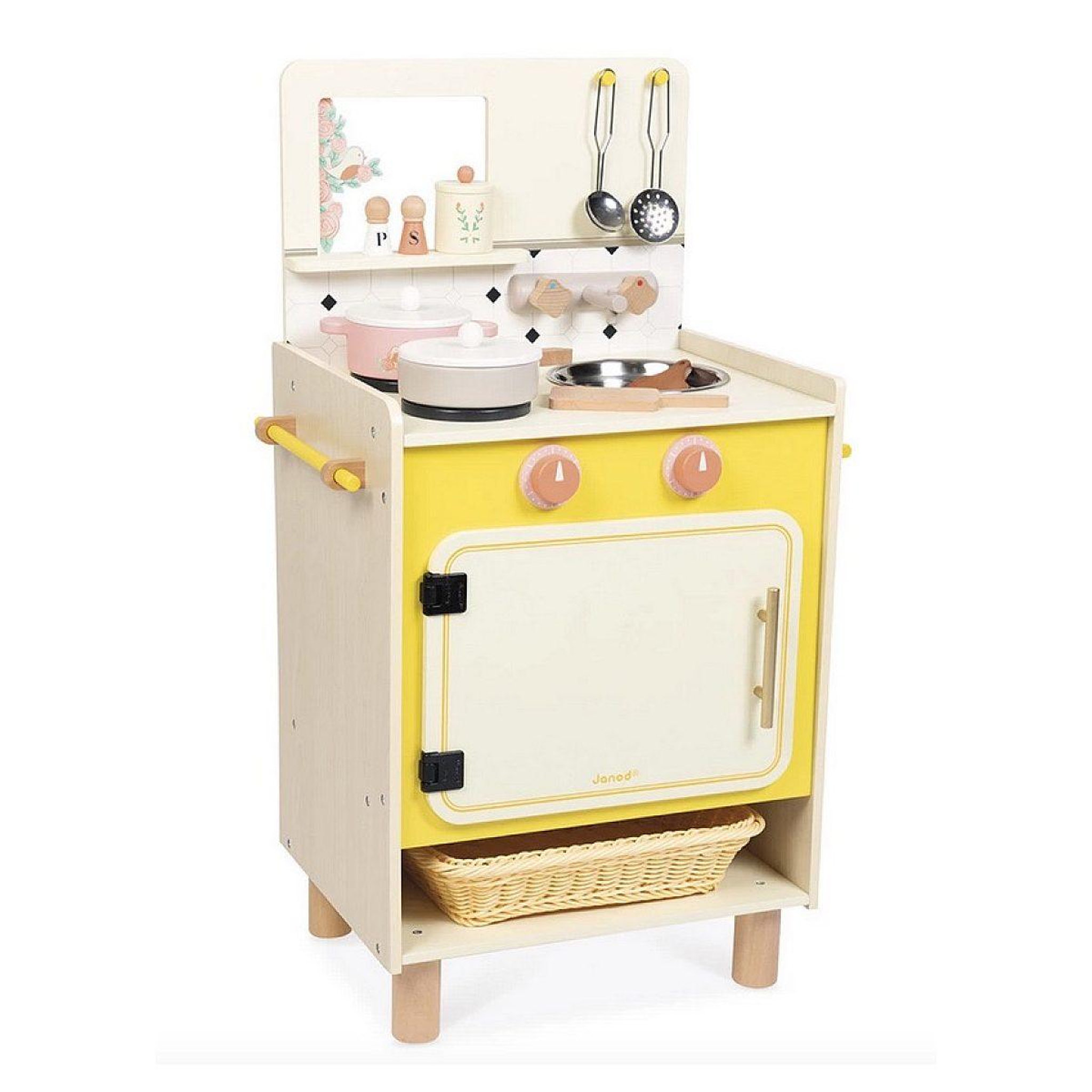 Voir la diapositive 1 : JANOD Cuisiniere sur pieds Mamie Soleil