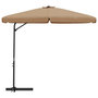 Voir la diapositive 3 : VIDAXL Parasol de jardin avec mat en acier 300 cm Taupe
