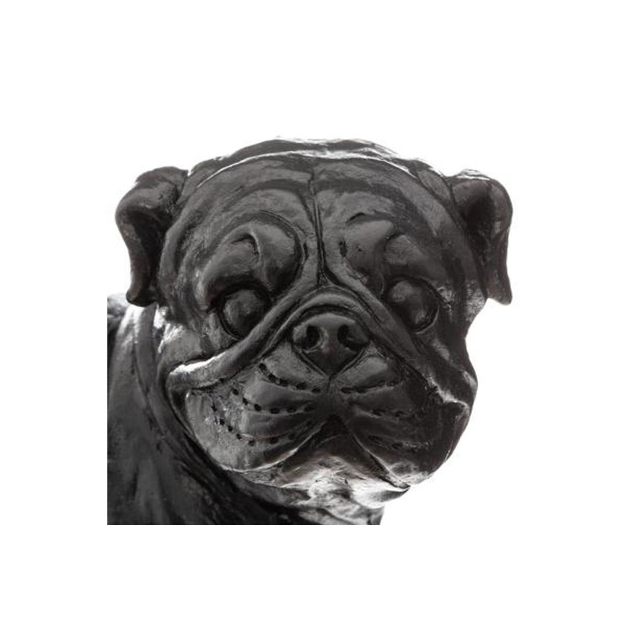 Voir la diapositive 2 : ATMOSPHERA Statuette Déco  Chien  19cm Noir