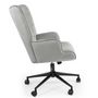 Voir la diapositive 4 : Paris Prix Fauteuil de Bureau Velours  Verner  96cm Gris