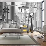 Paris Prix Papier Peint XXL  BD Taxis Jaunes à New York  270x550cm