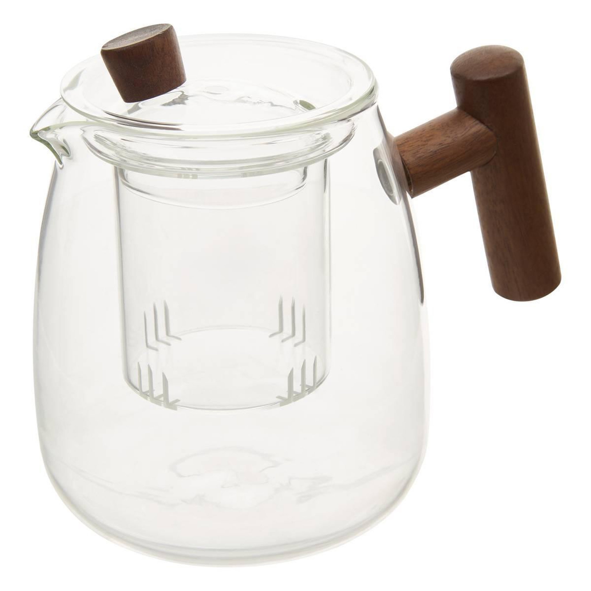 SECRET DE GOURMET Théière en verre  kama  80cl transparent