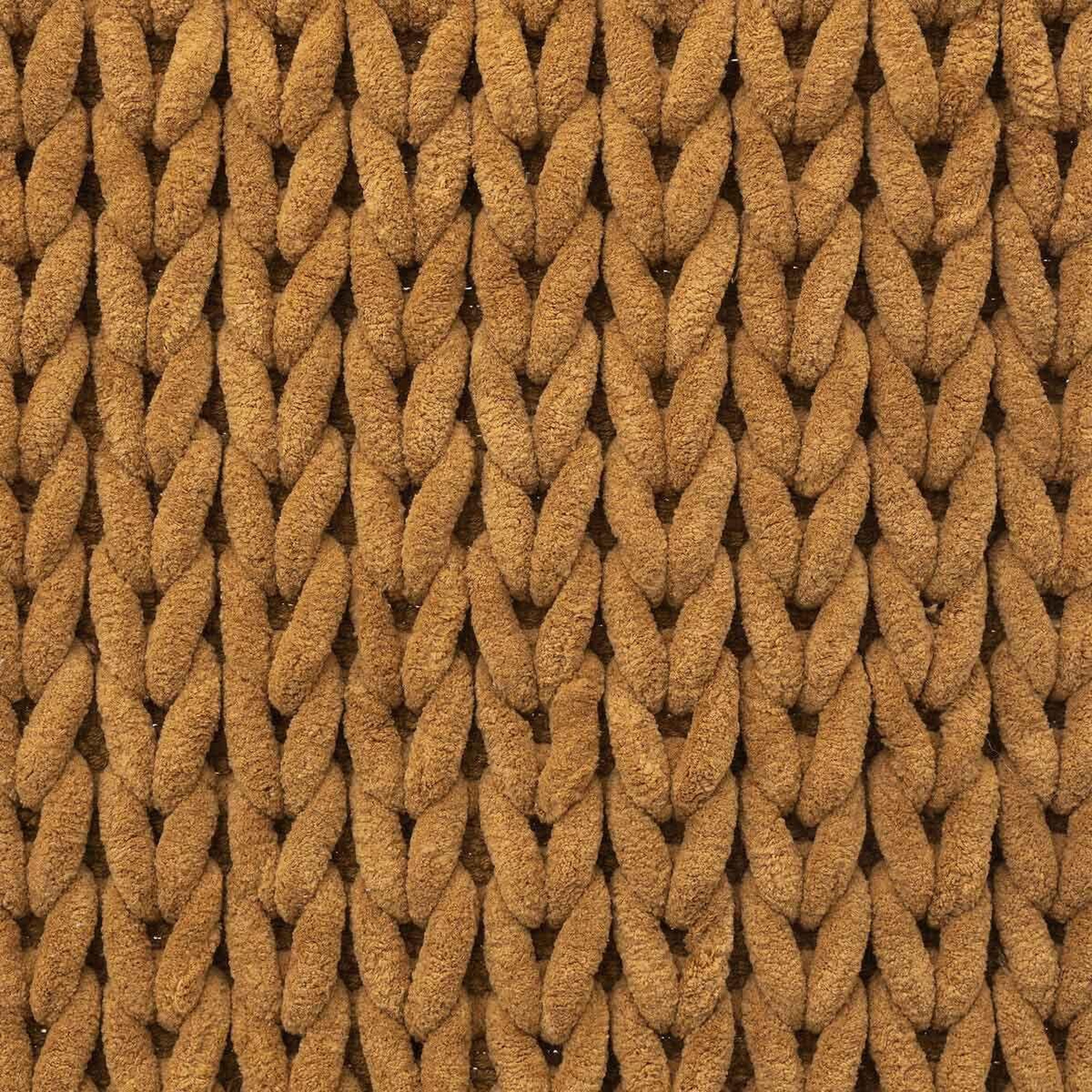 Voir la diapositive 3 : FIVE Tapis de salle de bain  tissé épais  50x120cm moutarde