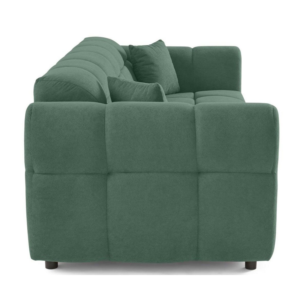 LISA DESIGN Ray - canapé droit 3 places en tissu texturé