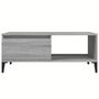 Voir la diapositive 5 : VIDAXL Table basse Sonoma gris 90x50x36,5 cm Bois d'ingenierie