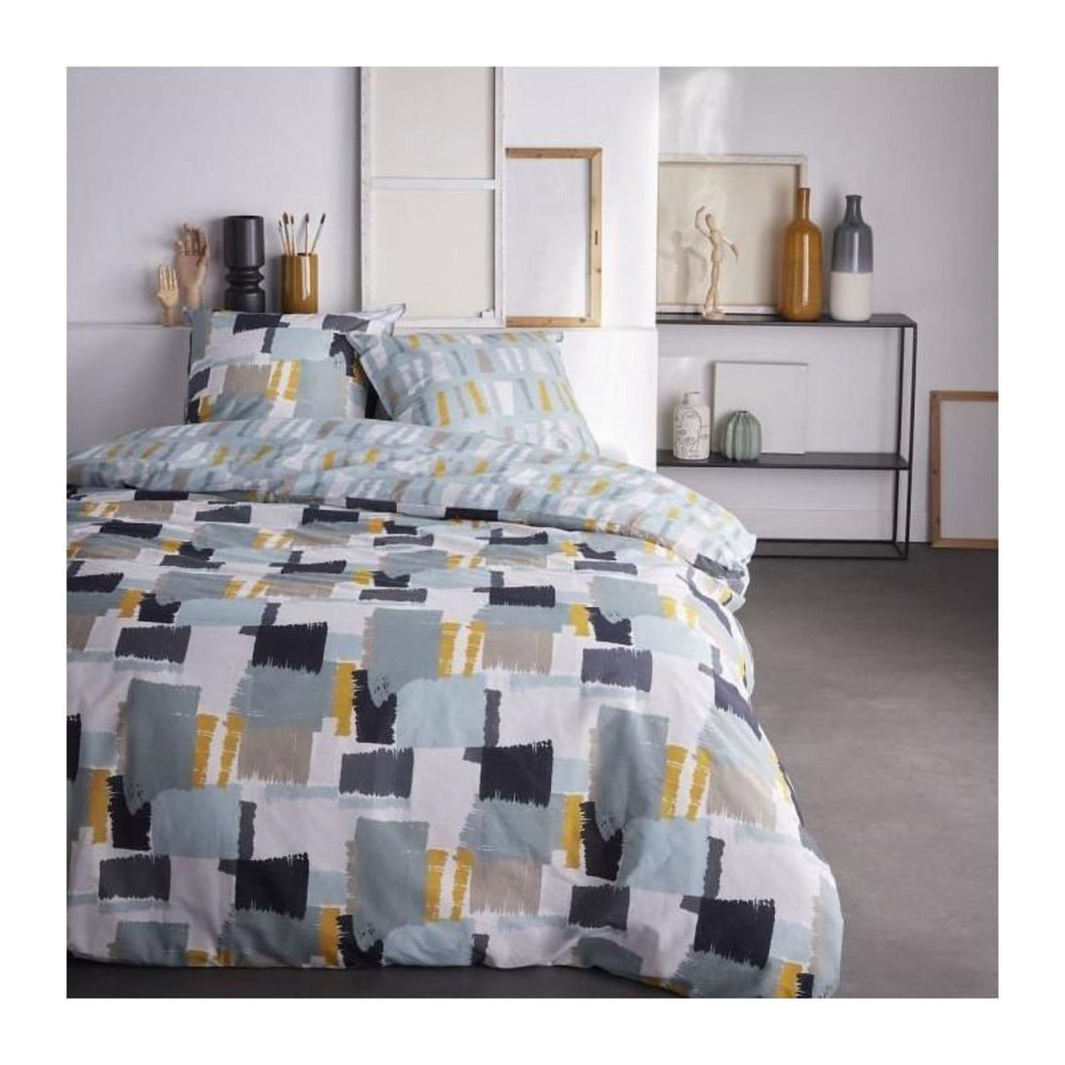 Today Parure de lit 2 personnes - TODAY - Sunshine 15.23 - 220 x 240 cm - 100% Coton imprimé