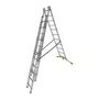 Voir la diapositive 4 : HAILO Echelle 3 plans 7m60 en aluminium - HOBBYLOT