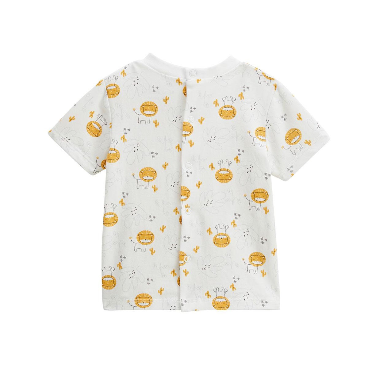 Petit Béguin Ensemble salopette bébé en gaze de coton et t-shirt Elio