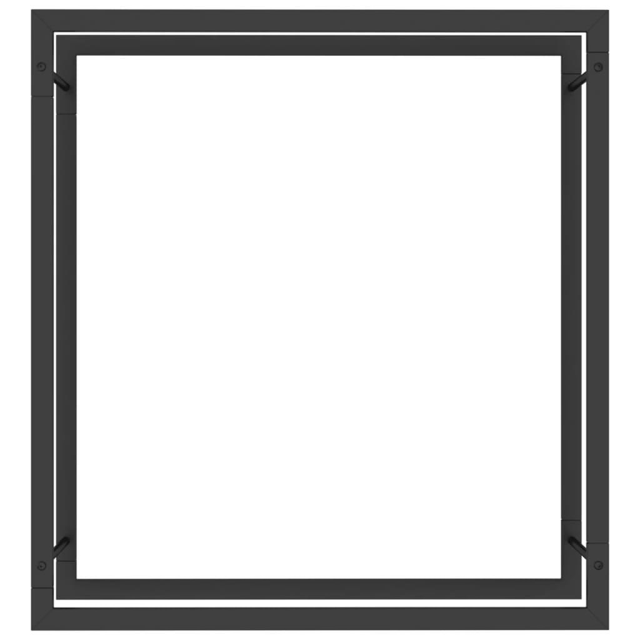 Voir la diapositive 3 : VIDAXL Portant de bois de chauffage Noir mat 80x28x86 cm Acier