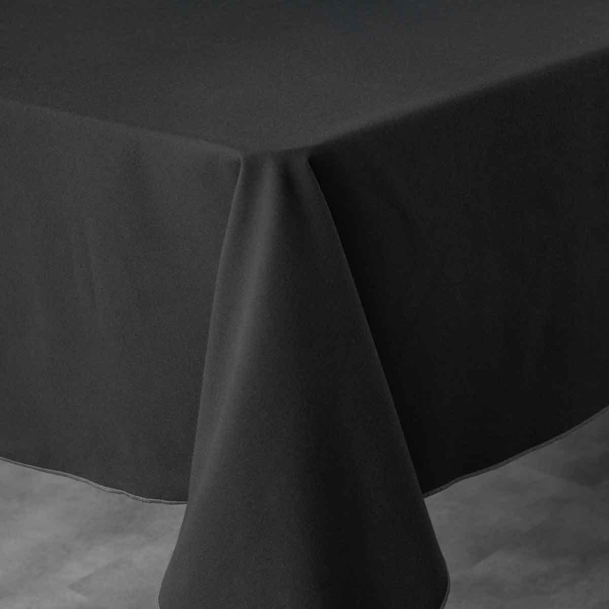 Voir la diapositive 2 : Douceur d'Intérieur Nappe en coton  mistraline  140x240cm noir