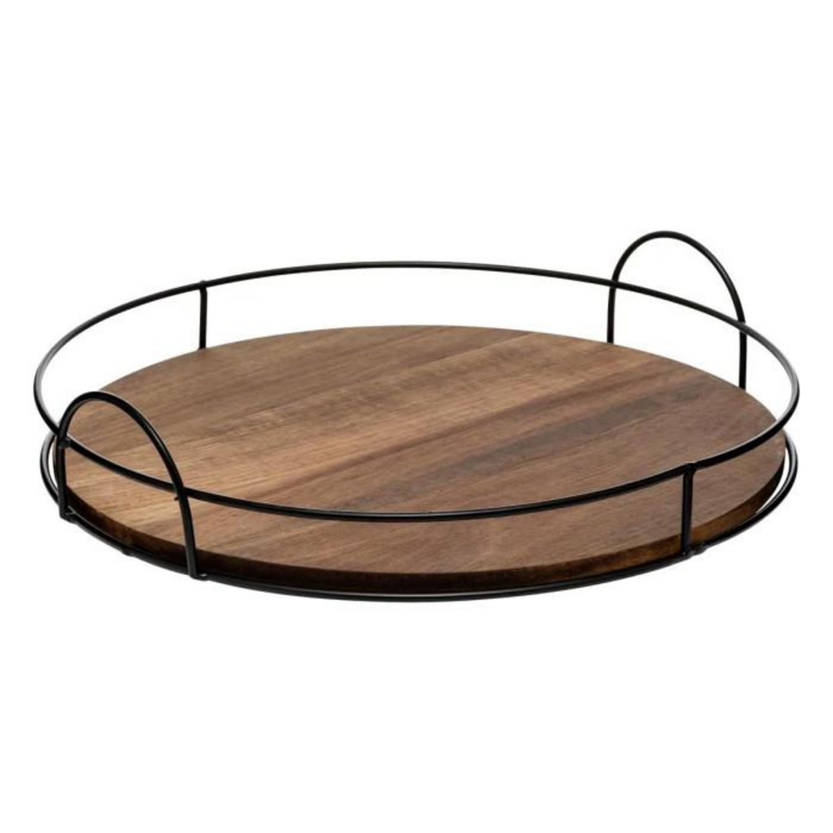 SECRET DE GOURMET Plateau de Service en Bois  Mina  34cm Marron