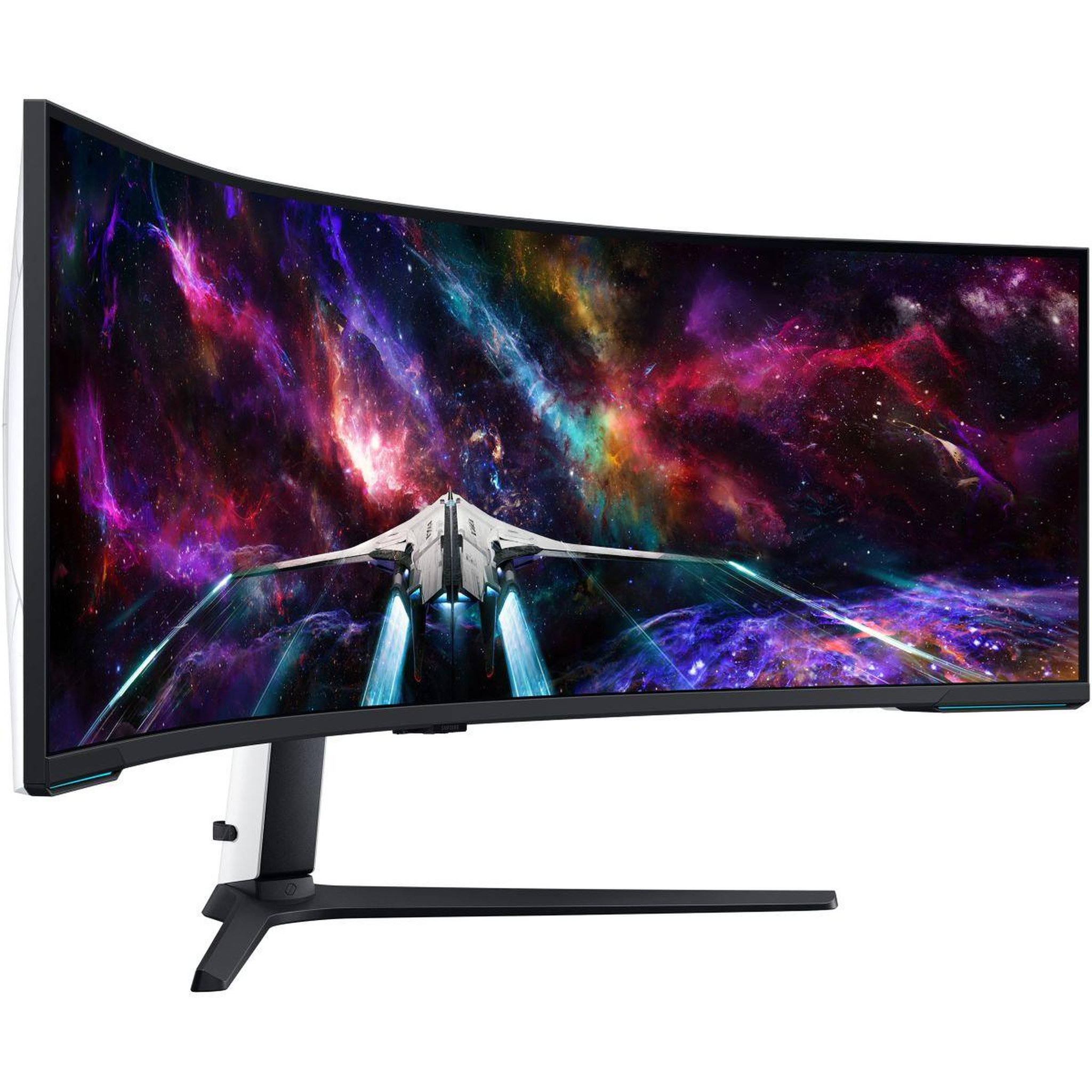 Voir la diapositive 2 : Samsung Ecran pc gamer odyssey g9neo g95 57  incurvé 1000r duhd 240hz va miniled hdr 1000 amd freesync