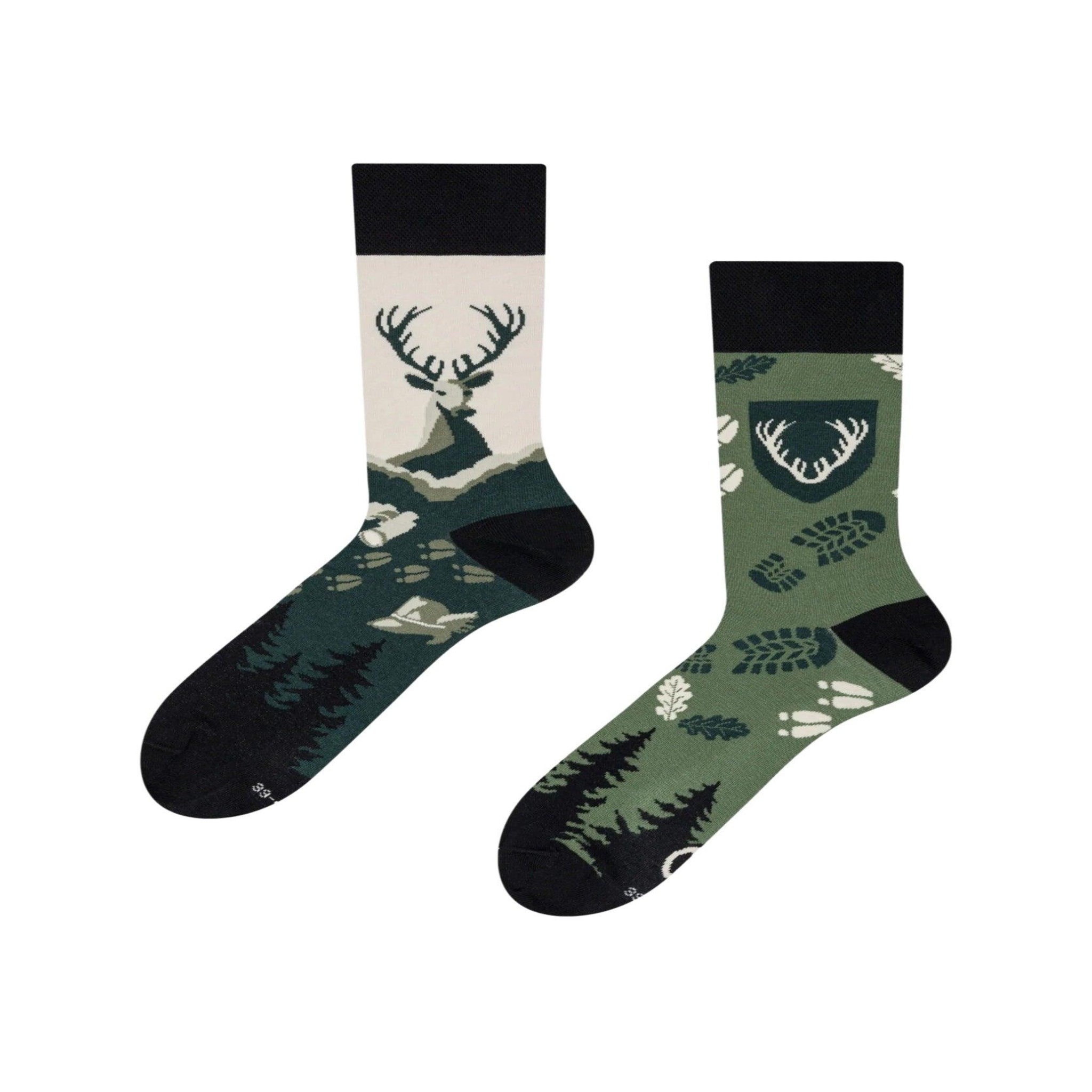 DEDOLES Chaussettes chasseur. Coloris disponibles : Vert