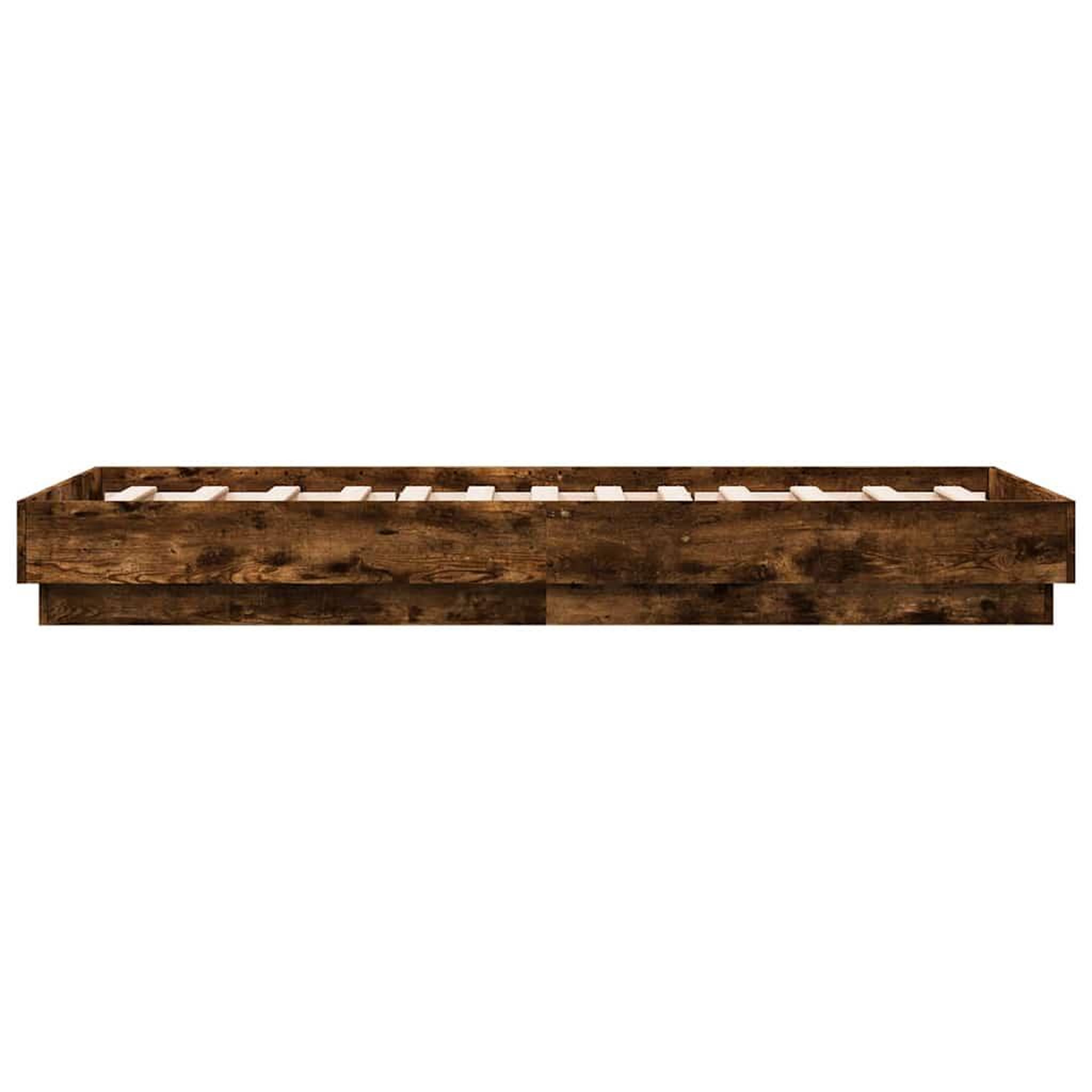 Voir la diapositive 5 : VIDAXL Cadre de lit sans matelas chene fume 90x190cm bois d'ingenierie