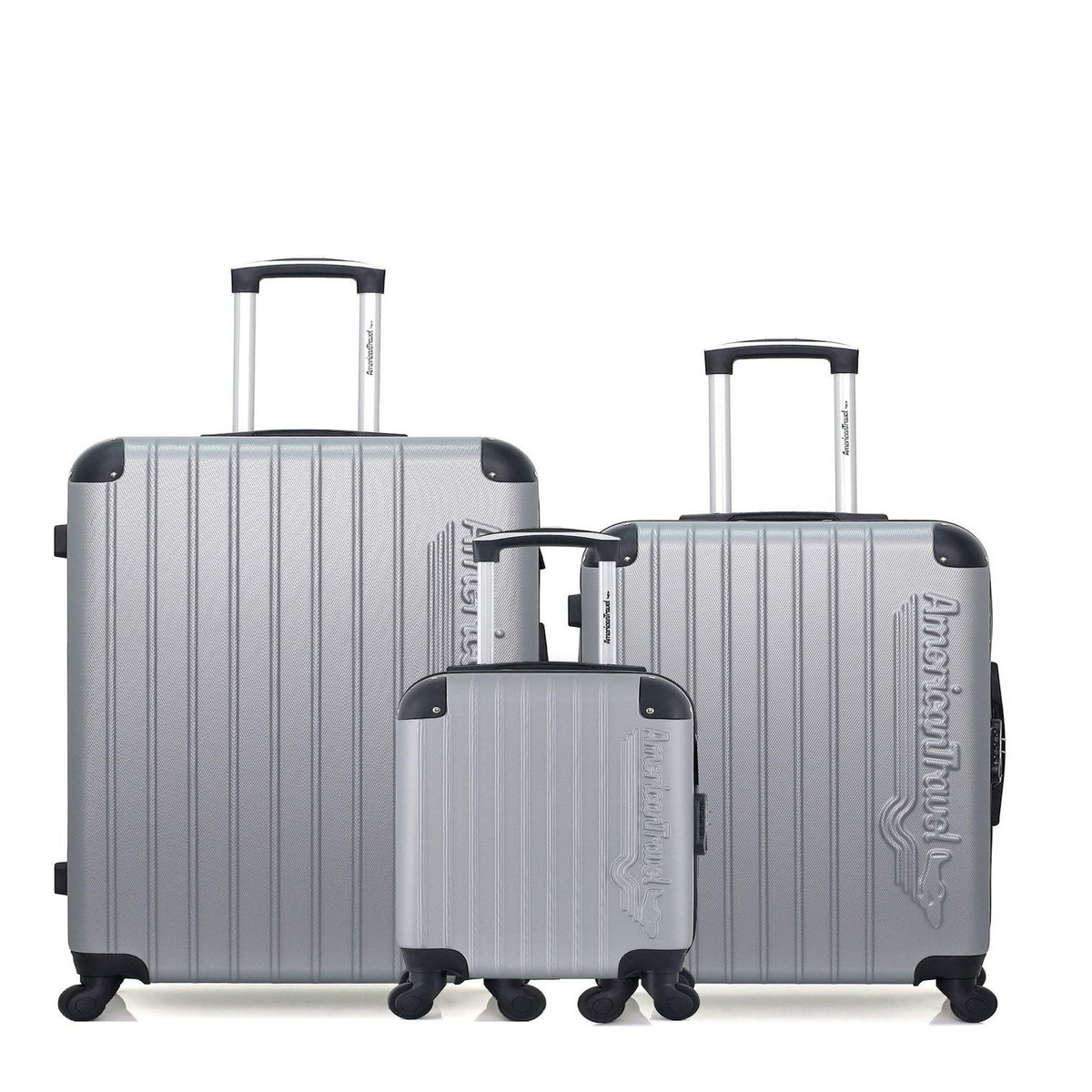 AMERICAN TRAVEL AMERICAN TRAVEL - LOT DE 3 - Valises grand format, weekend et cabine XXS BUDAPEST