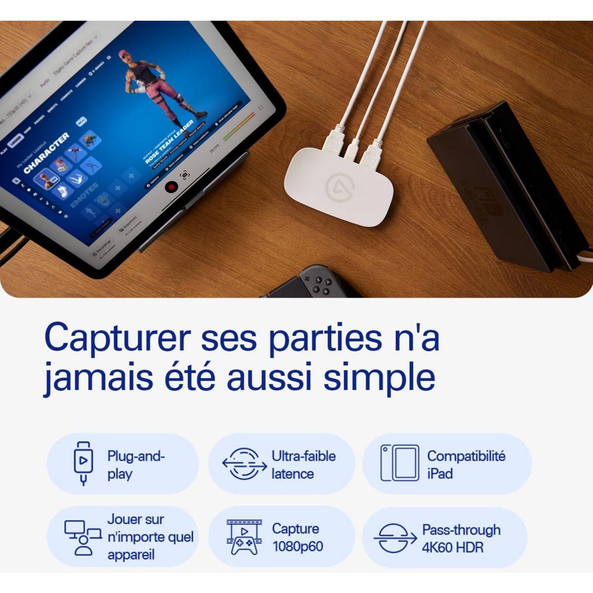 Voir la diapositive 2 : ELGATO GAMING Boitier enregis game capture neo