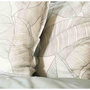 Voir la diapositive 4 : Home collection Parure housse de couette 100% coton lave 57fils pampelune