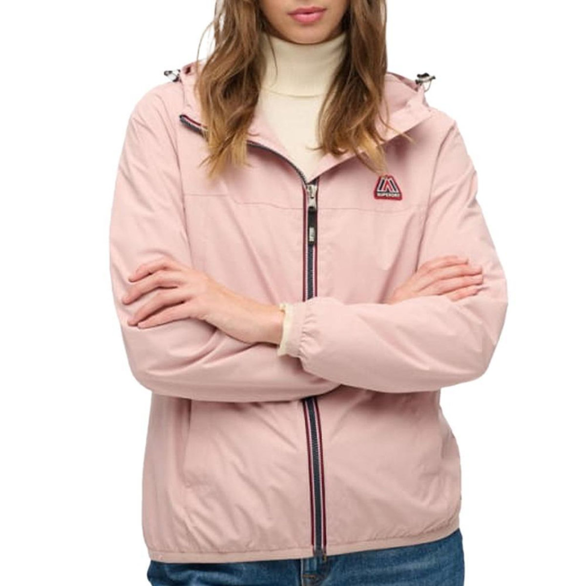 SUPERDRY Veste de Pluie Rose Femme Superdry Essential Tri Windbreaker