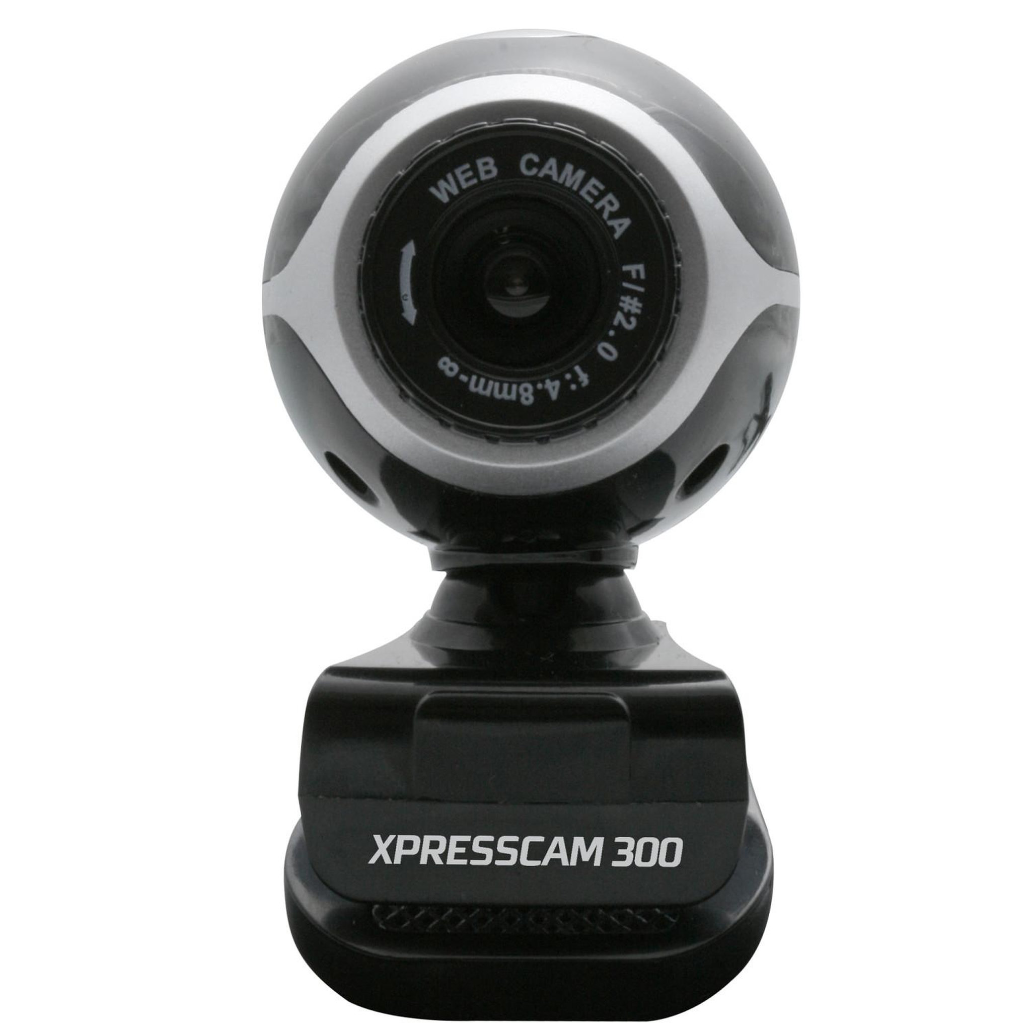 Voir la diapositive 3 : NGS NGS Xpresscam300 webcam 8 MP 1920 x 1080 pixels USB 2.0 Noir, Argent