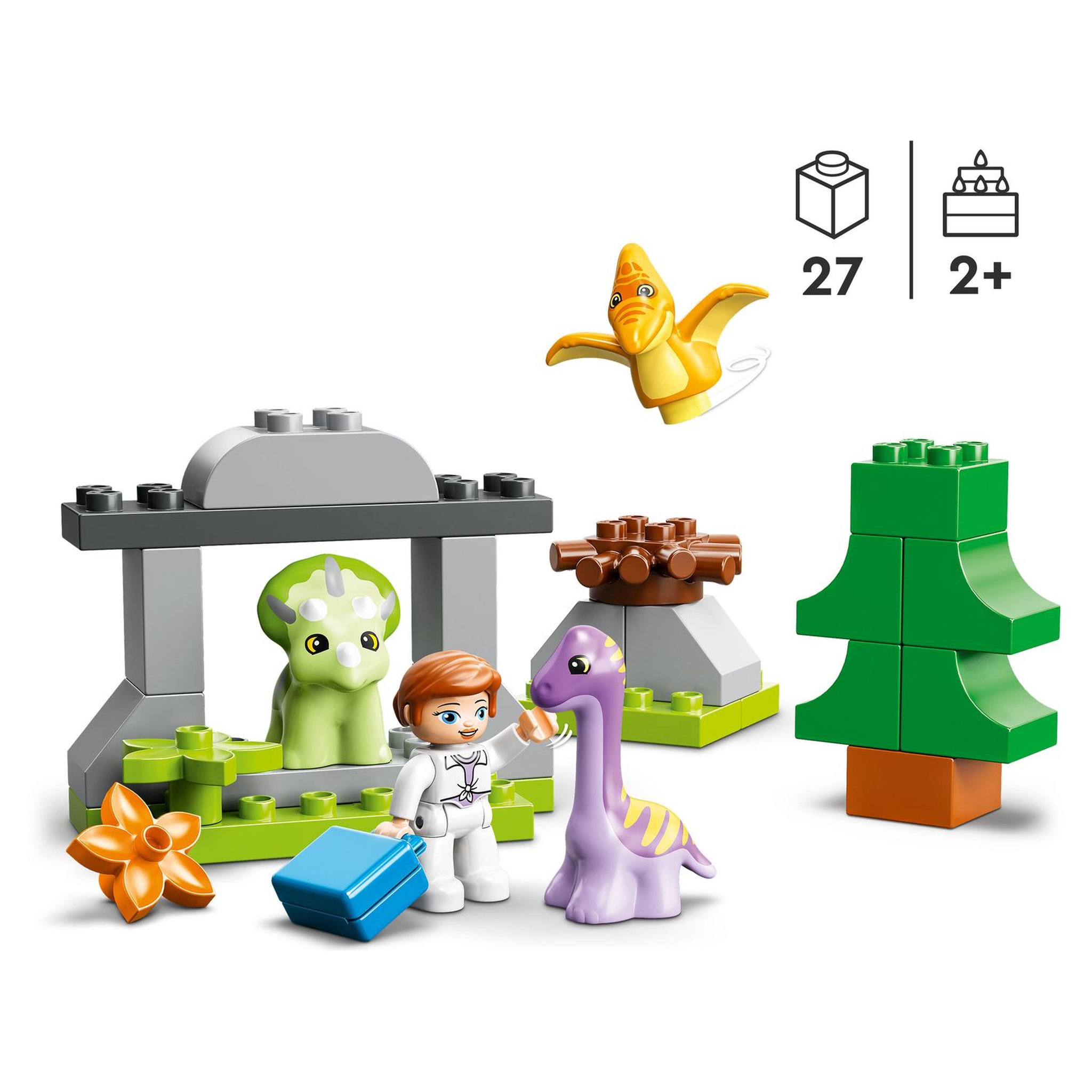 Voir la diapositive 4 : LEGO DUPLO 10938 La Nurserie des Dinosaures, Jouet d'Éveil, Bébé Dino, Enfants Dès 2 Ans