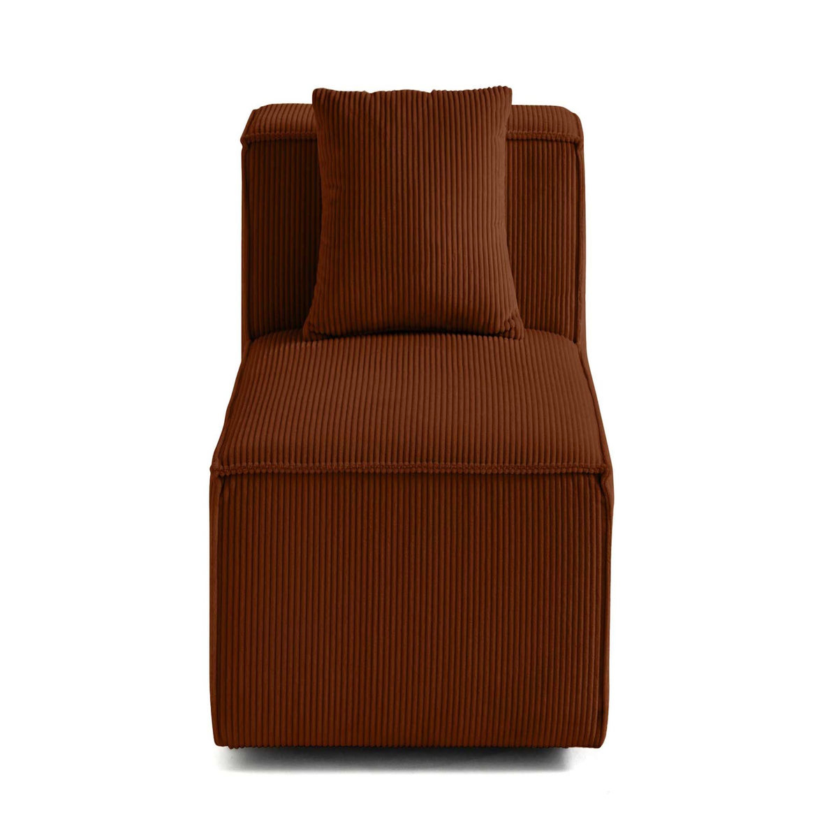 LISA DESIGN Arty - module d'assise - en velours côtelé