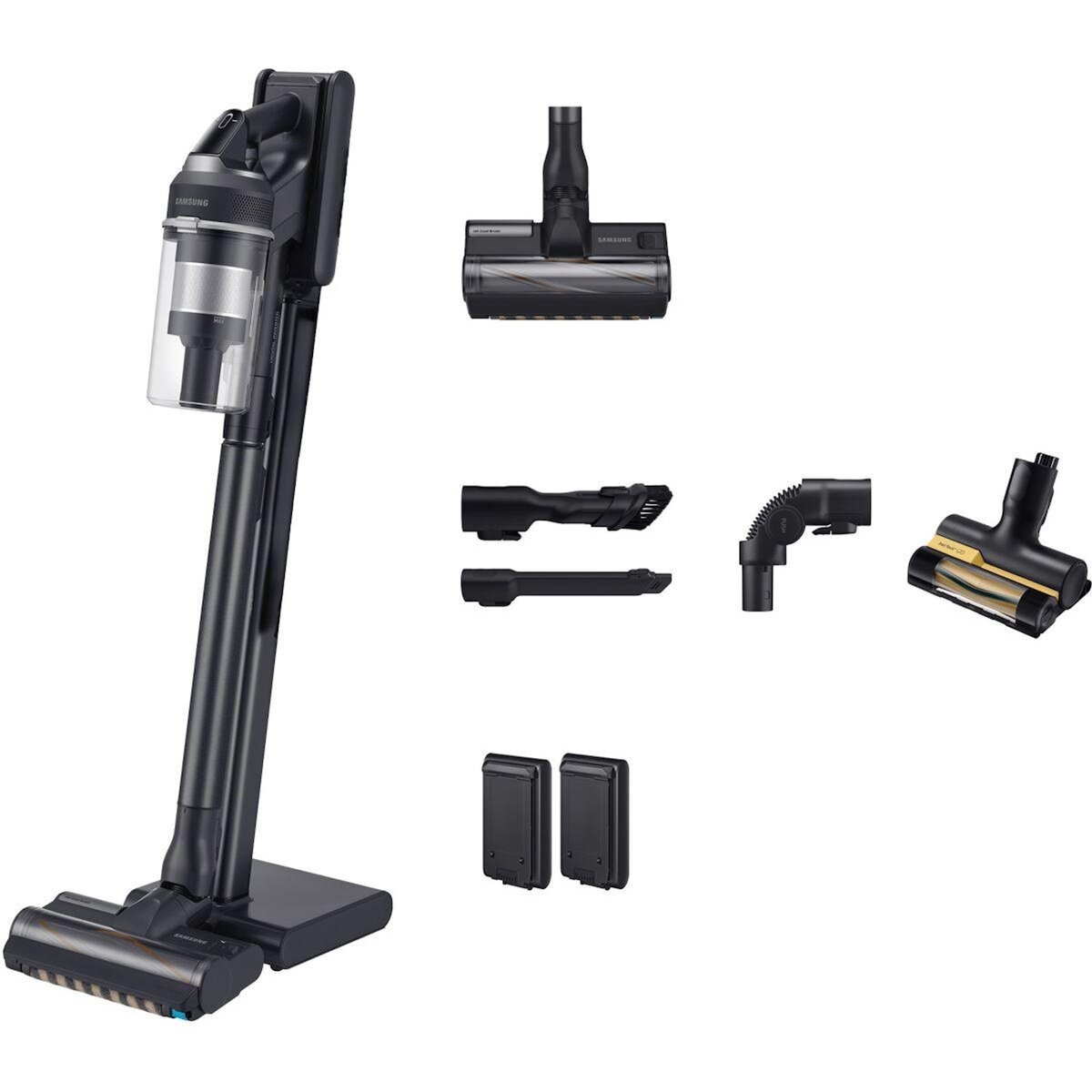 Samsung Aspirateur balai Jet 95 Pet 2 Batteries VS20C95D2TK