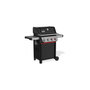 Voir la diapositive 3 : Weber Barbecue gaz Spirit E-425 mix black grill et plancha sur chariot, 61x45 cm