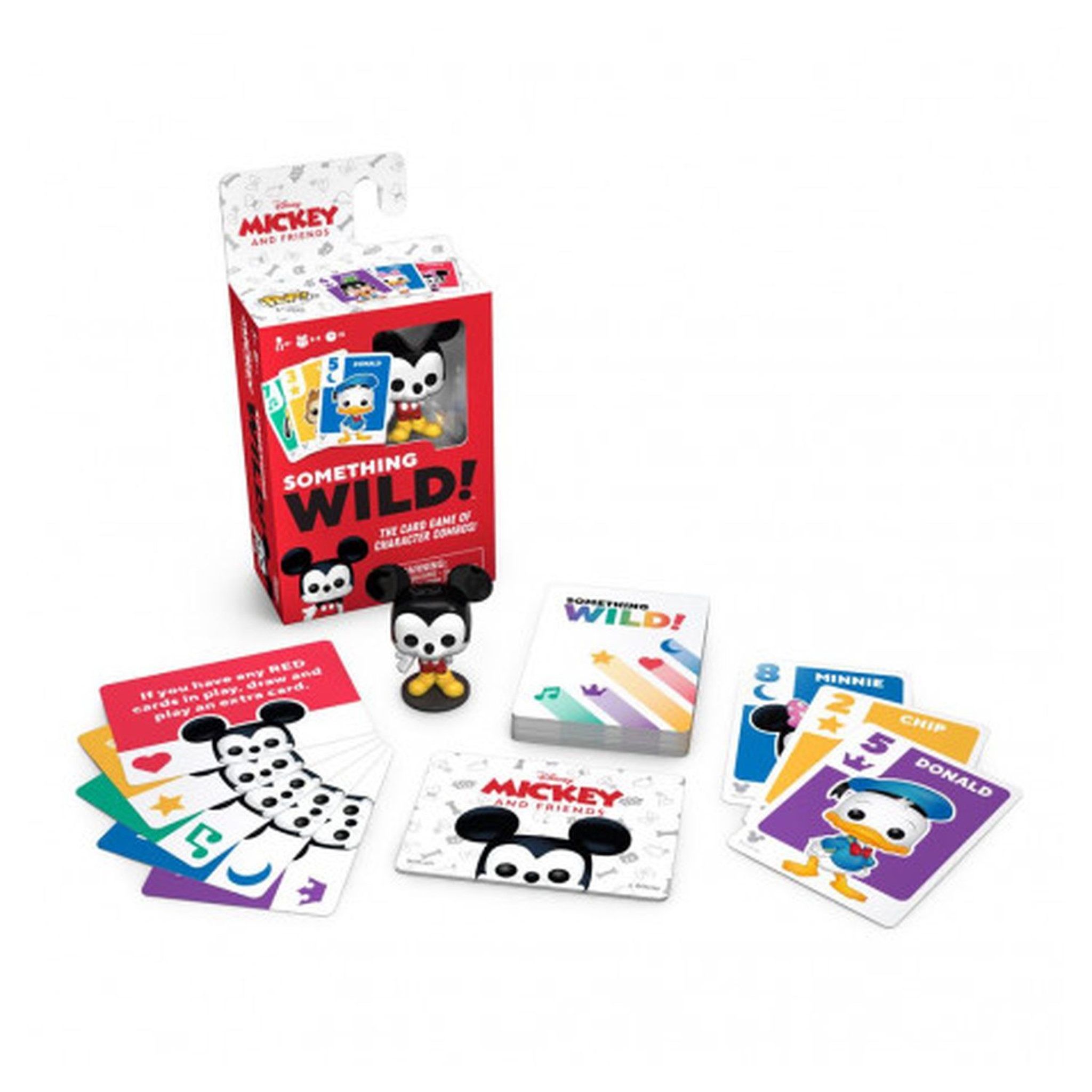 Voir la diapositive 1 : FUNKO Jeu de cartes et figurine Mickey FUNKO 