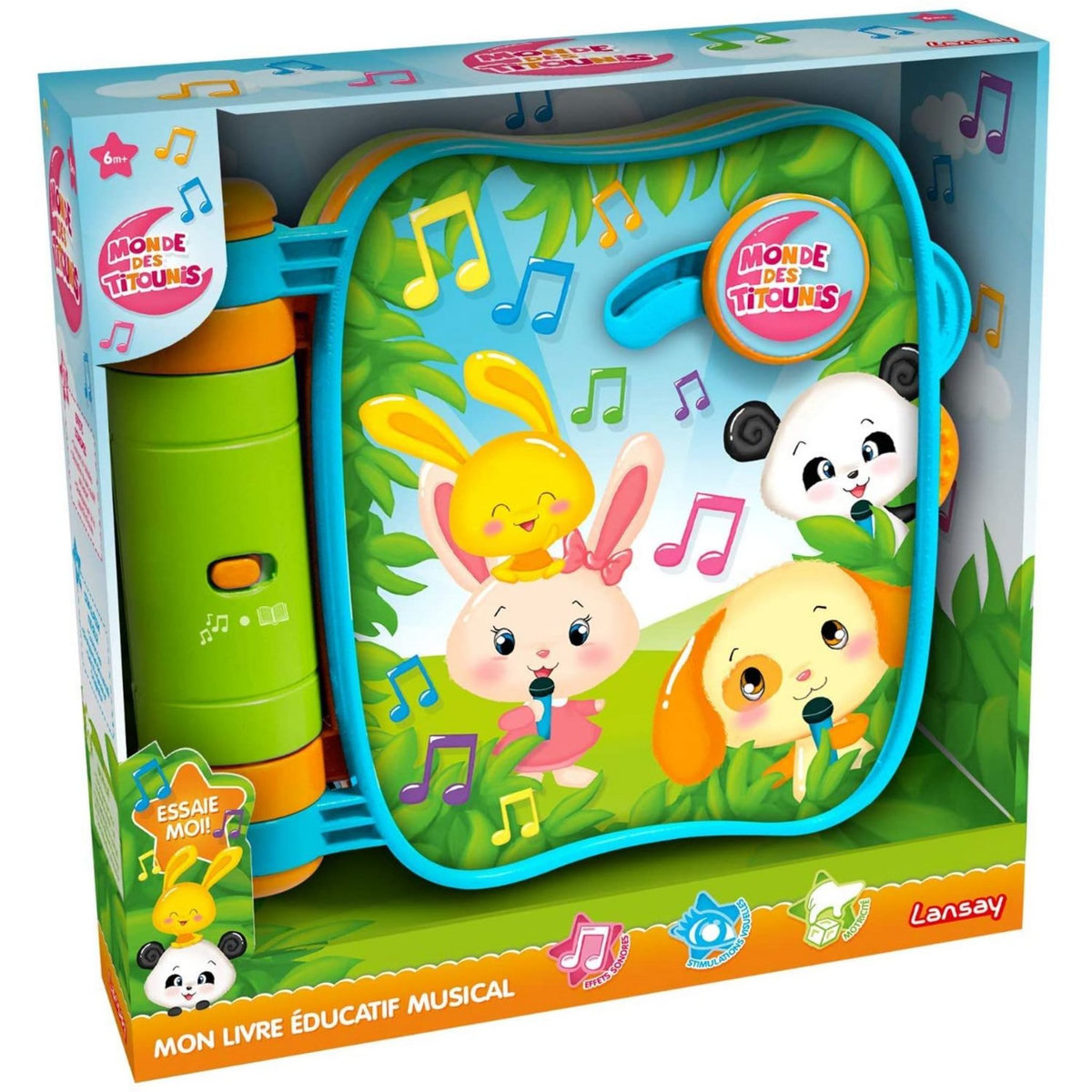 LANSAY Mon livre éducatif musical - Le monde des Titounis