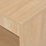 Voir la diapositive 5 : VIDAXL Table de bar avec etagere Chene 110x50x103 cm
