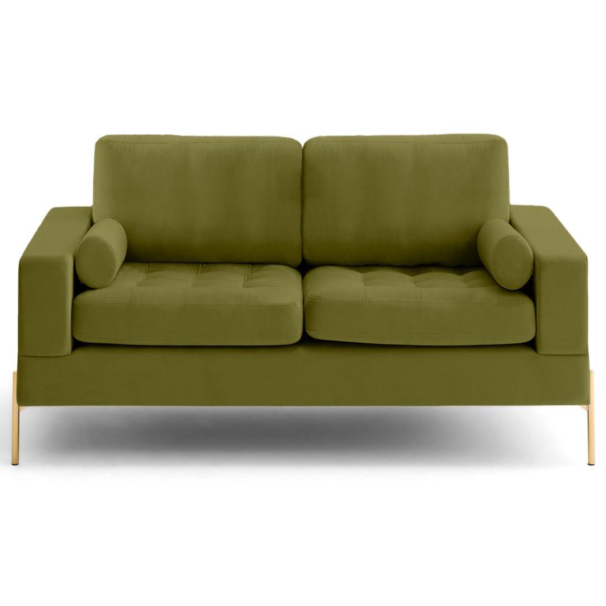 Voir la diapositive 1 : LISA DESIGN Isaure - canapé droit 3 places en velours
