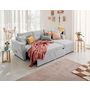Voir la diapositive 2 : BEST MOBILIER Astoria - canapé d'angle réversible 4 places - convertible avec coffre - en tissu texturé
