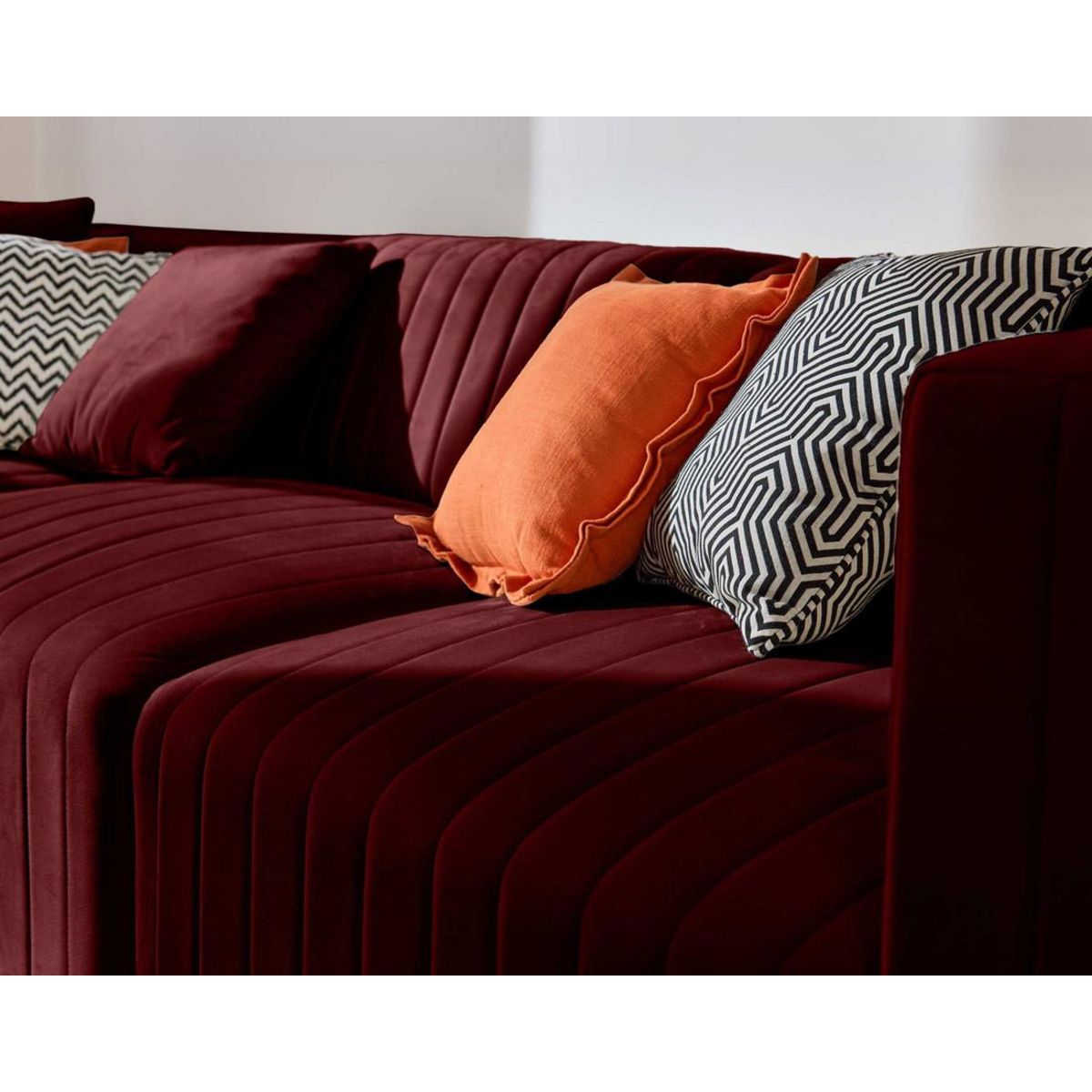 LISA DESIGN Nova - canapé modulable 3 places - en velours