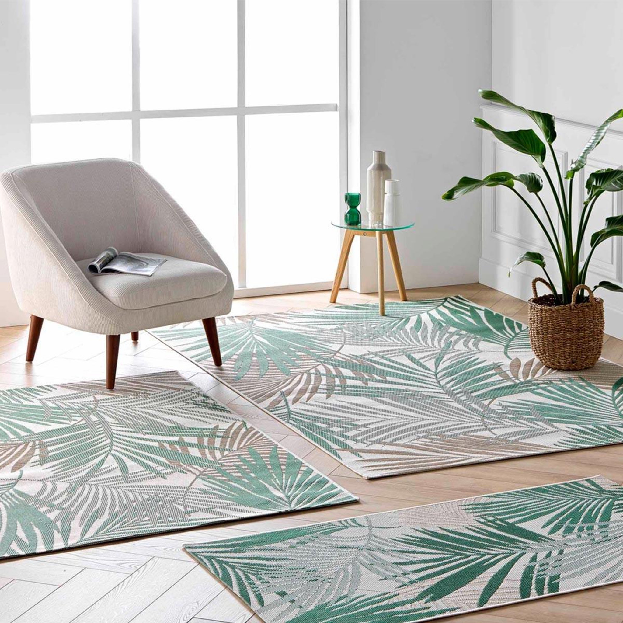 Voir la diapositive 5 : Douceur d'Intérieur Tapis déco tissé  joao  80x150cm vert