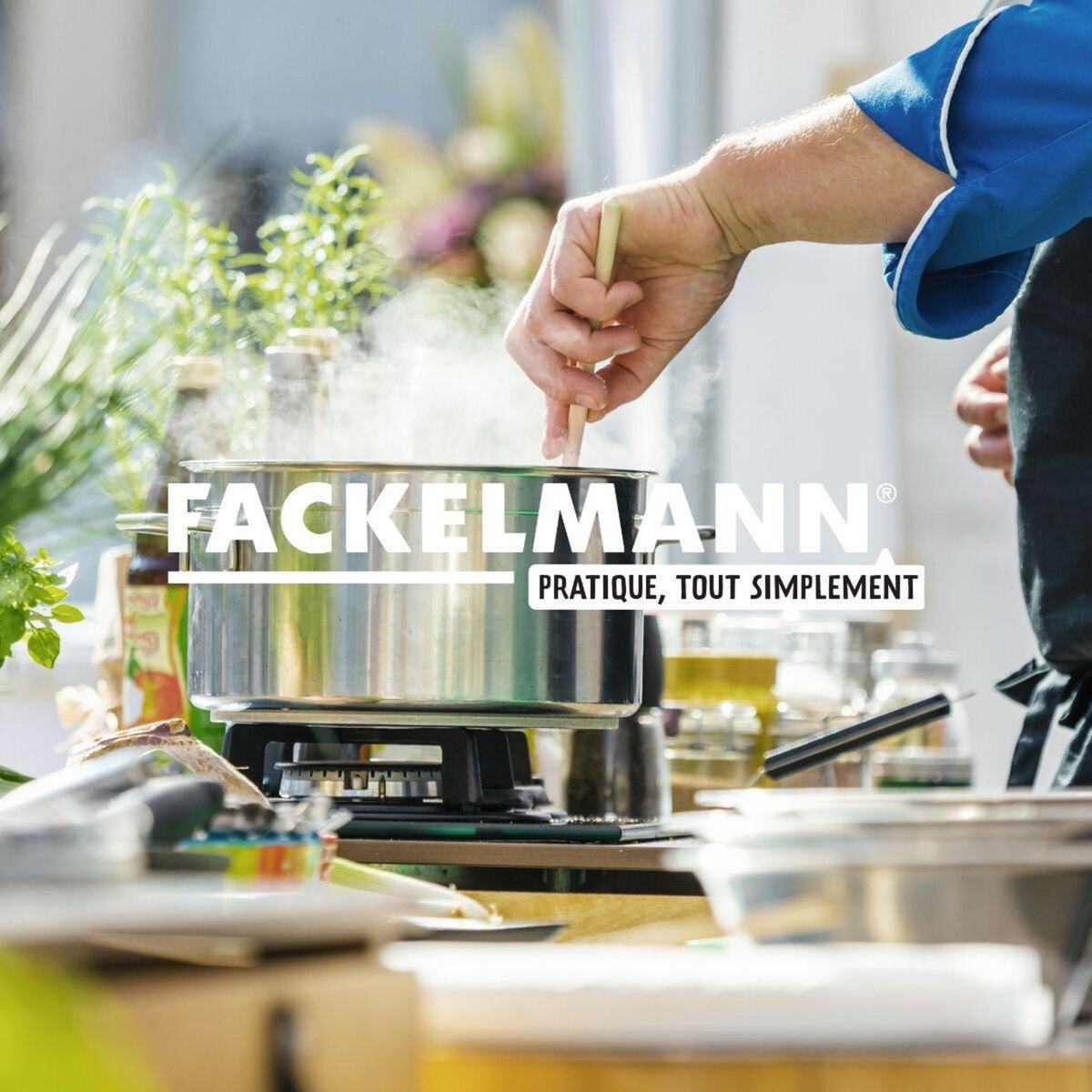 Fackelmann Ensemble de 2 Ecumoires inox 32 cm Fackelmann Oxford